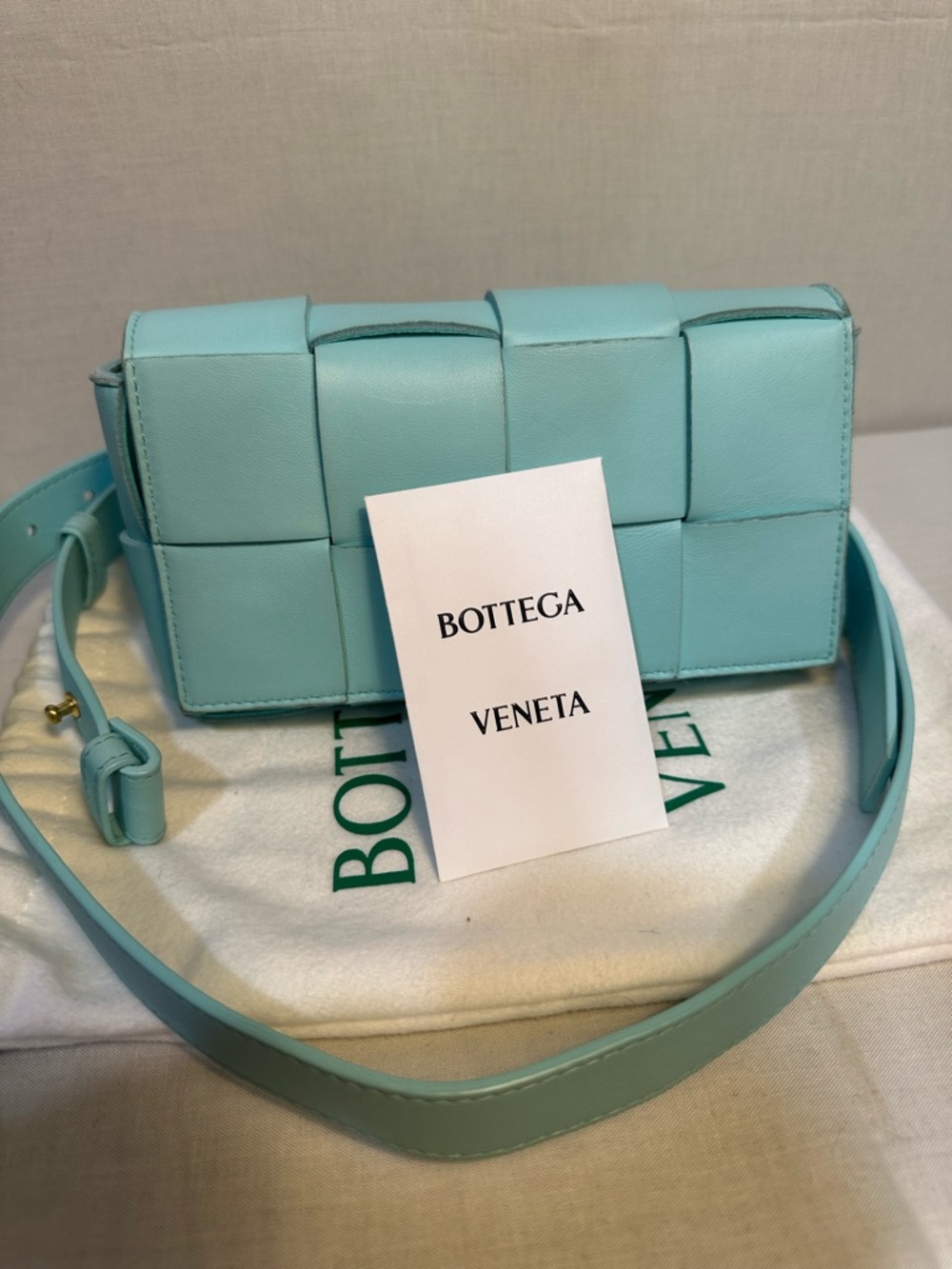 Bottega Veneta Belt Bag - Entrupy Authentication - Blue Nappa Leather - Picture 9 of 13